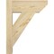 Ekena Millwork Traditional Slat Rough Sawn Outlooker, Douglas Fir, 6"W x 14"D x 18"H OUT06X14X18TRA06RDF - alternate 2